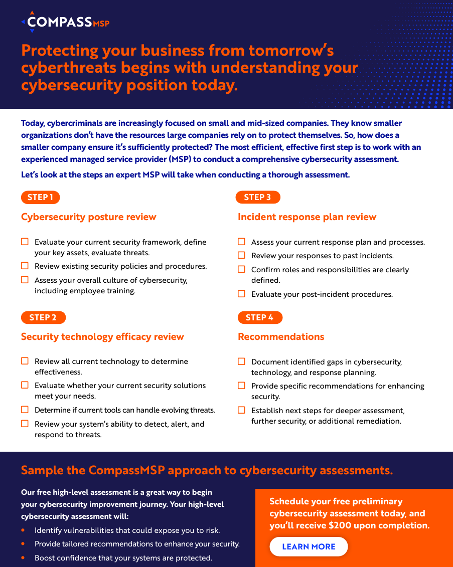 cyber assess title page